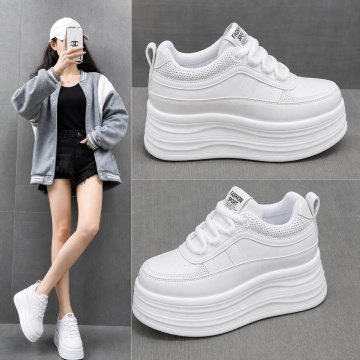 Sneakers dama cu platforma Albi din piele Ecologica Plze - Img 5