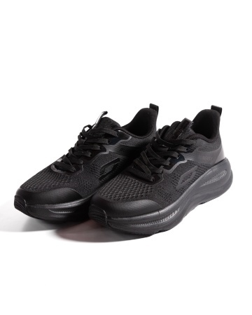 Sneakers dama negri din material textil F99296 - Img 5