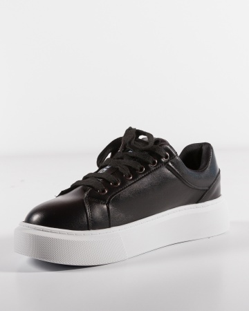 Sneakers dama Negri din Piele Ecologica Picu - Img 5