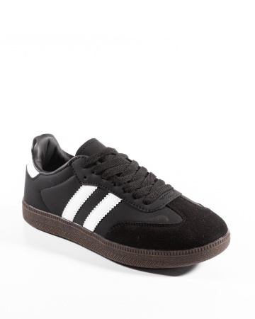 Sneakers dama Negri din Piele Ecologica YKU - Img 6