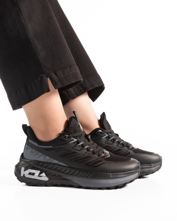 Sneakers dama Negri din textil Alijo