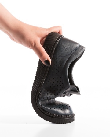 Pantofi dama casual Bleumarin din Piele Ecologica Dtt