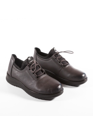 Pantofi dama Gri din Piele Ecologica Mnin
