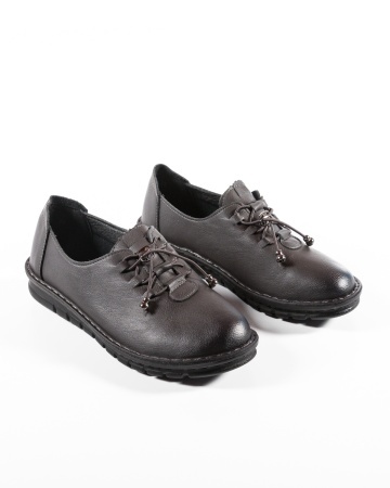 Pantofi dama Gri din Piele Ecologica Uxon - Img 4