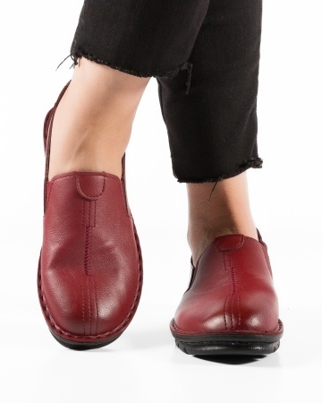 Pantofi dama Rosii din Piele Ecologica Uati - Img 2