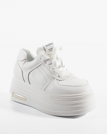 Sneakers dama cu platforma Albi din Piele Ecologica Pac - Img 6