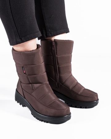 Cizme dama imblanite maro din fas 721-26