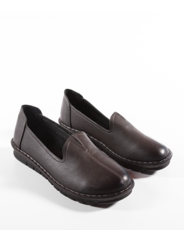 Pantofi dama Gri din Piele Ecologica Tinf - Img 5