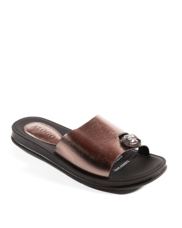 Papuci dama Gunmetal din Piele Ecologica Hhio - Img 5