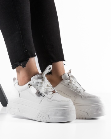 Sneakers dama cu platforma Albi din Piele Ecologica Paca