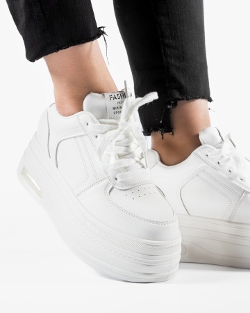Sneakers dama cu platforma Albi din Piele Ecologica Pac - Img 3