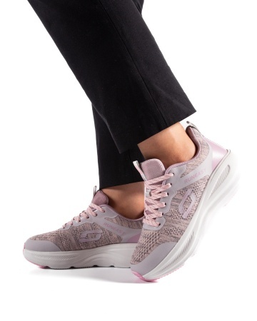 Sneakers dama gri din material textil F99296 - Img 3