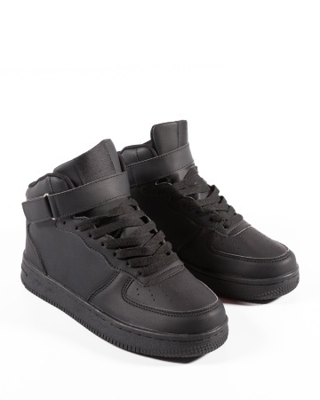 Sneakers dama Negri din Piele Ecologica Mafi