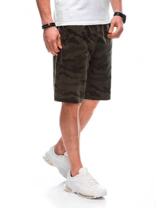 Мъжки къси панталони W442 - khaki
