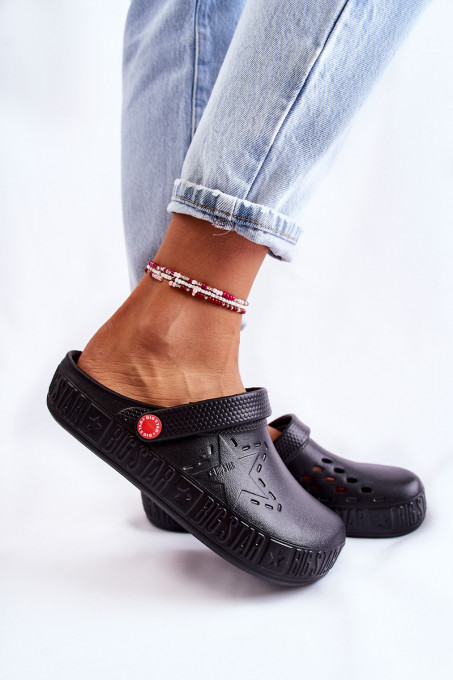 Дамски леки чехли Crocs Big Star II275001 SH21464 - Черни