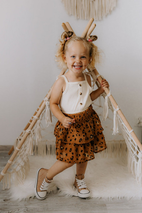 Children's High Sneakers Rose Gold Catrina SH20481 - Shades of pink