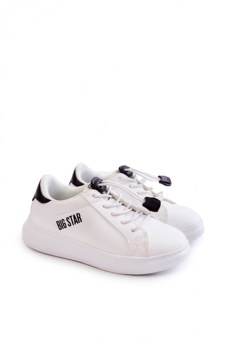 Children's sports shoes Big Star JJ374069 White and Black SH19204 - Black