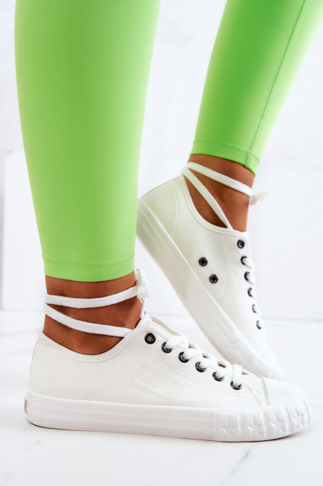 Classic Women's Sneakers BIG STAR JJ274493 White SH18660 - White
