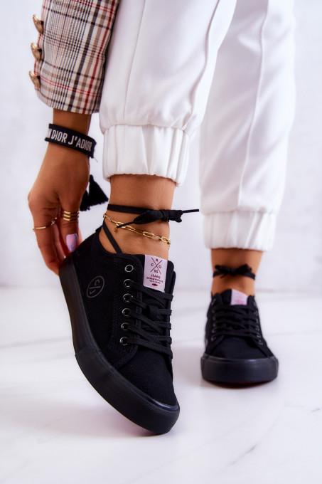 Women's Sneakers Cross Jeans JJ2R4049C Black SH18989 - Black