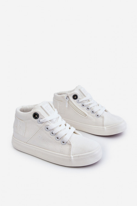Children's Classic High Sneakers Big Star LL374002 White SH23891 - White