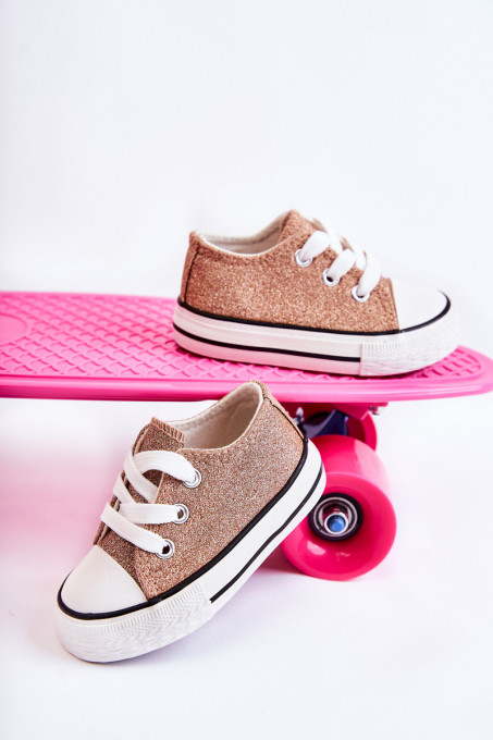 Children's Sneakers Tied Rose Gold Wella SH20469 - Shades of pink