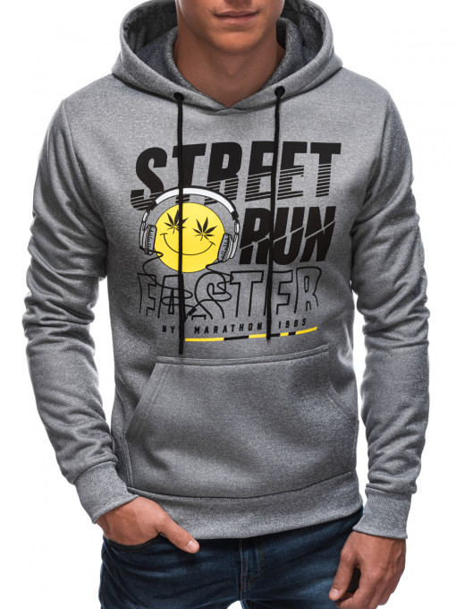 Мъжки суичър Street B1515 - сив