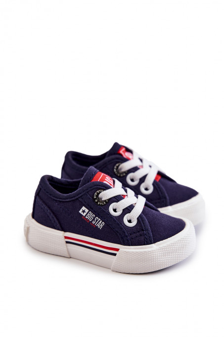 Children's Low Sneakers Big Star JJ374163 Navy blue SH18831 - Shades of navy blue