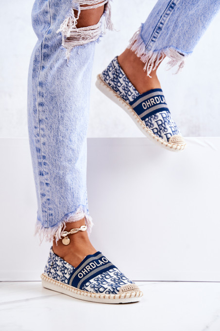 Classic Espadrilles Blue Warm Time SH18361 - Shades of blue