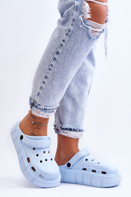 Дамски чехли Crocs Beckett SH26319 - светло сини