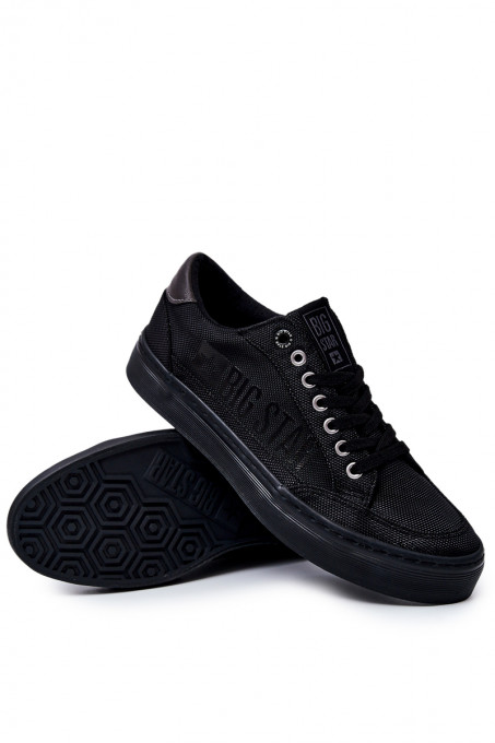 Men's Sneakers Big Star JJ174057 Black SH18039 - Black