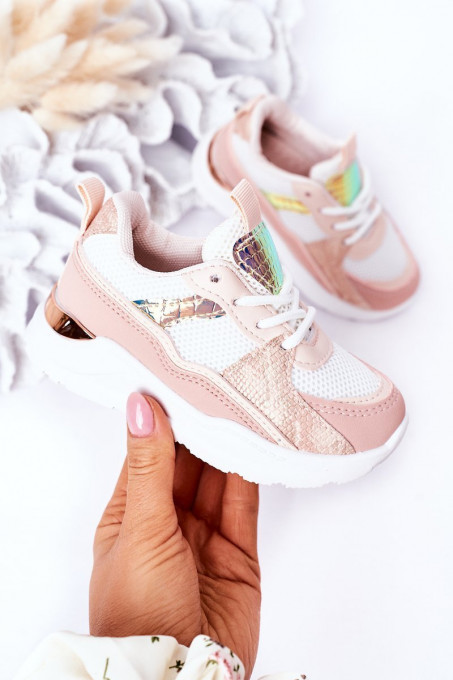Children's Sport Shoes Sneakers Pink Game Time SH15258 - Shades of pink