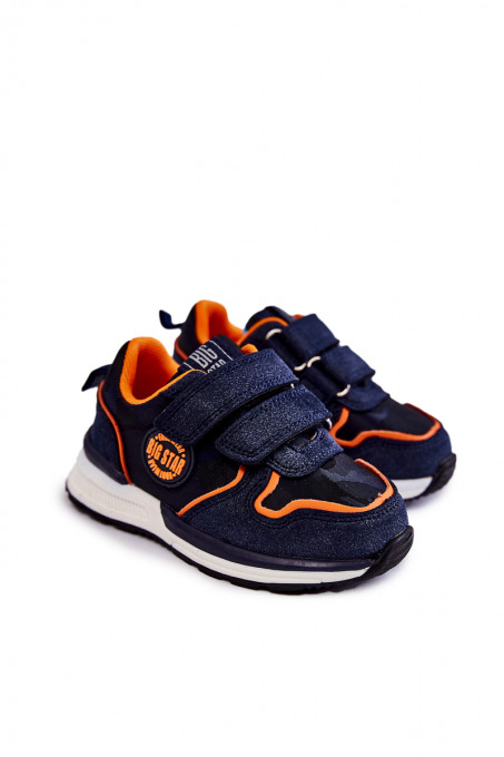 Детски маратонки с мемори пяна Big Star KK374180 SH22166 - Navy