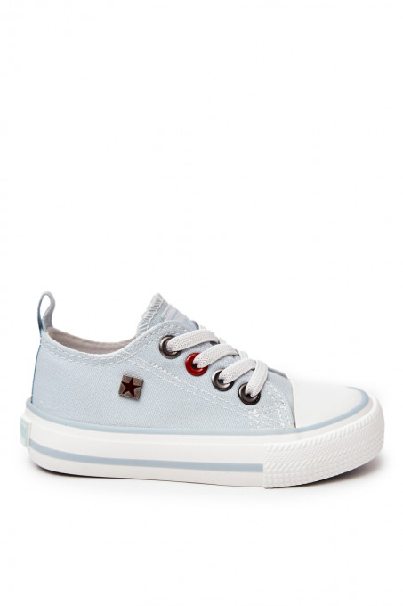 Children's Classic Low Sneakers BIG STAR HH374094 Blue SH18052 - White