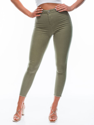 Дамски дънки PLR044 - khaki