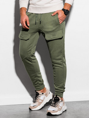 Мъжки спортен панталон P904 - khaki