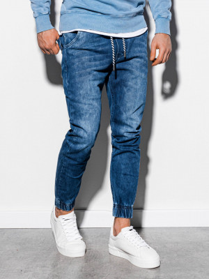 Мъжки Joggers дънки P907 - тъмно сини