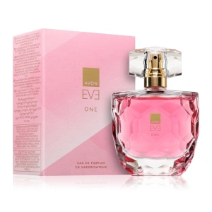 Apa de parfum Avon Eve One 50 ml - floral, fructata, pentru femei, cu note luminoase de para, iasomie si lemn de santal, ideala pentru femeia moderna si sigura pe sine