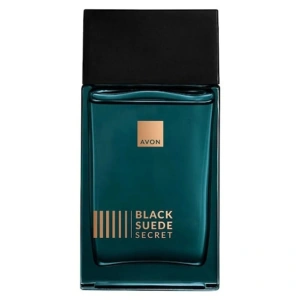 Apă de toaletă Avon Black Suede Secret pentru bărbați 100 ml - parfum lemnos-oriental cu note de piper negru, scorțișoară și vanilie, pentru bărbatul misterios și carismatic