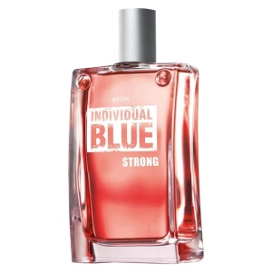Apă de toaletă Avon Individual Blue Strong pentru bărbați 100 ml - parfum aromatic-fresh cu note de lavandă, mentă și lemn de santal, pentru bărbatul liber, dinamic și încrezător - Img 2