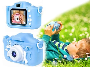 Aparat foto pentru copii,rezolutie 1080P HD,ecran 2 inch,12 MP, unicorn - Albastru - Img 9