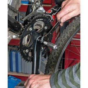 Cheie extractoare pentru pedale bicicleta, din otel, compatibil cheie 15, lungime 8.5 cm, patrata, negru/argintiu - Img 2