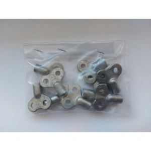 Cheite metalice pentru aerisirea caloriferelor, set 10 bucati, otel zincat, rezistente la uzura si coroziune - Img 3