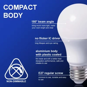 Dulie cu intrerupator si stecher, cu bec LED E27 5W, alb neutru 4500K, brat flexibil 20 cm, alb - Img 4