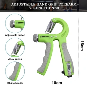 Flexor reglabil 10-60 kg,contor electronic, pentru antrenamentul incheieturilor si antebratului - Verde - Img 2