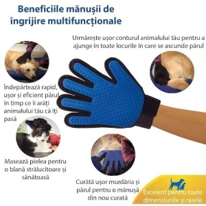 Manusa perie speciala de ingrijit si curatat animale de companie,mana stanga - Img 4