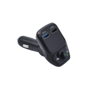 Modulator auto V01, 12-24V , FM cu bluetooth, 2 iesiri USB - Negru - Img 3