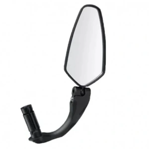 Oglinda retrovizoare pentru bicicleta, ajustabila, rotatie 360°, 11 x 6 cm, negru
