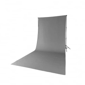Panza fundal foto,studio,din bumbac, dimensiune 300x300 cm - Gri - Img 2