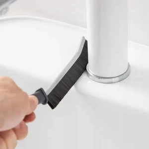 Perie pentru curatare spatii inguste, greu accesibile, maner ergonomic, diverse suprafete, plastic, 23 x 2 cm, negru - Img 10