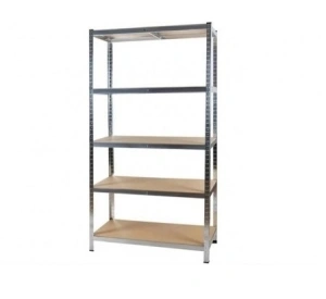 Raft metalic pentru depozitare cu 5 polite, capacitate175kg/polita, total 875kg,180x90x40cm